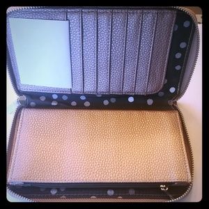 Rose gold all about the Benjamin wallet